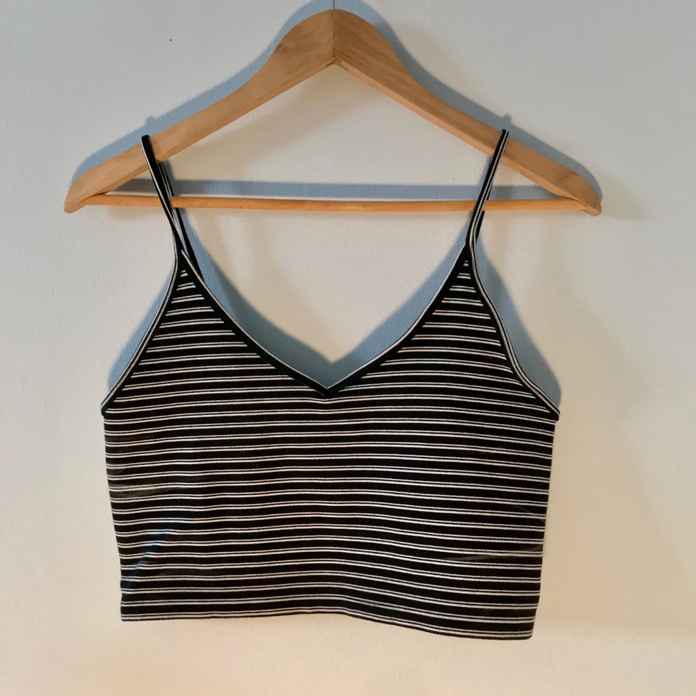 striped crop top